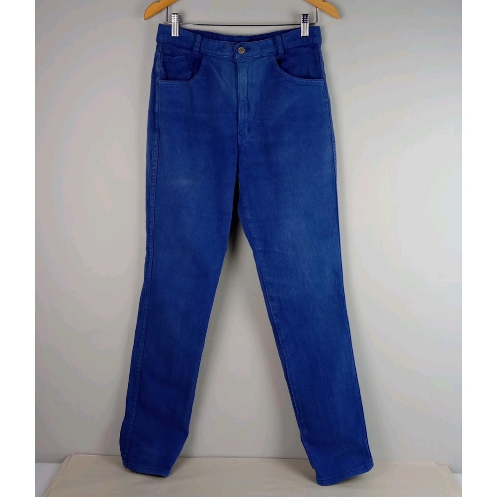 Jeanjer Womens 12 Periwinkle Blue 5 Pocket Straight Leg Stretch Denim Jeans